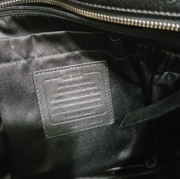 Coach Diaper Bag Black Signature Logo - Picture 3 of 14